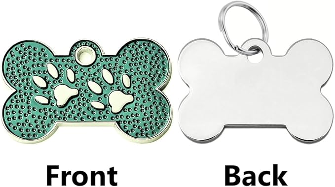 Personalized Dog Cute Paw Pet ID Tag - Image 2