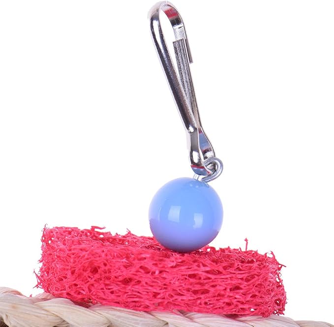 Hypeety Pet Bird Parrot Swing Chewing Toy Natural Sepa Takraw - Image 3