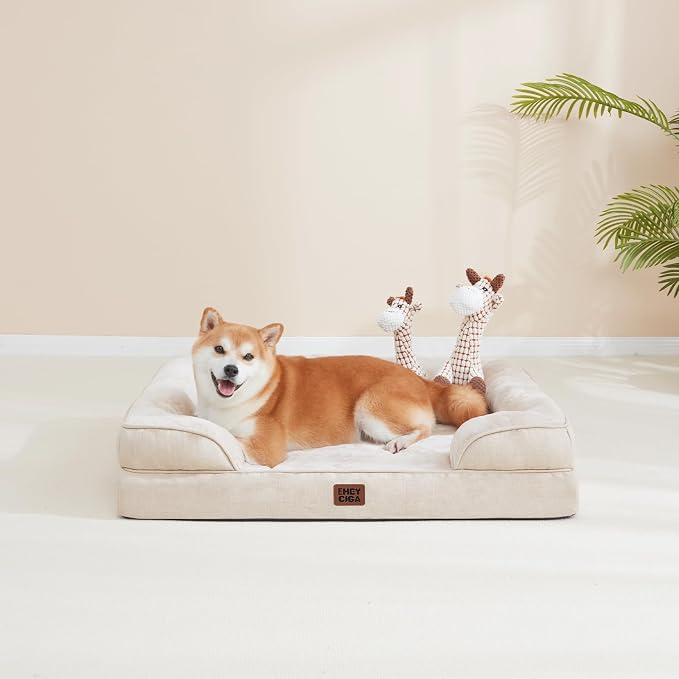 EHEYCIGA Orthopedic Dog Bed for Medium Dogs, Waterproof Memory Foam Medium Dog - Image 8