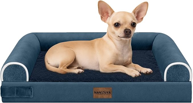 Small Dog Bed Orthopedic Washable: Beds Bolster Small Sized Dogs Bed Egg Crate by Nanuya