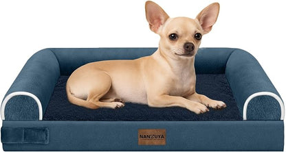 Small Dog Bed Orthopedic Washable: Beds Bolster Small Sized Dogs Bed Egg Crate by Nanuya