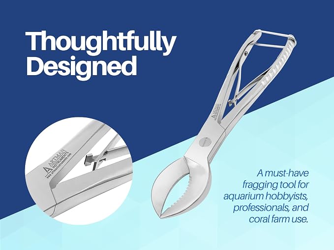 ARTMAN INSTRUMENTS Coral Cutters 7.5” Crescent Style Heavy Duty Stainless Steel - Image 7