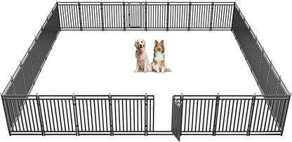 Dog Playpen Dog Fence Outdoor for Yard 47" H by Petorldog