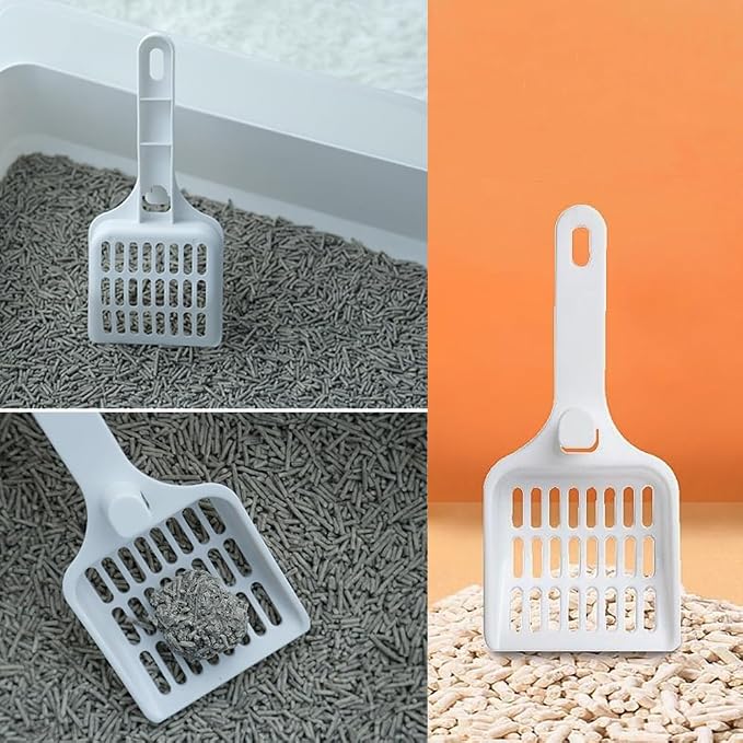 2 Pack Cat Litter Scoop Non-Stick Cat Sifting Litter Scoop Shovel - Image 8
