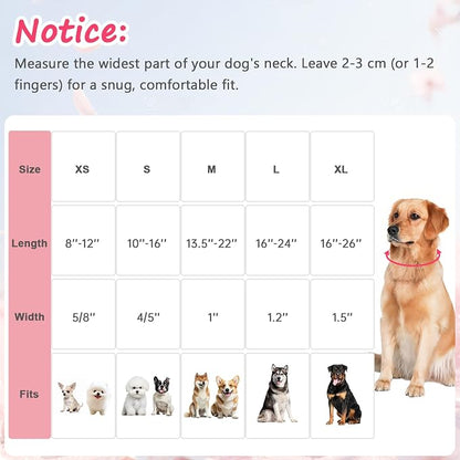 Cotton Dog Collar, Soft Adjustable Dog Collars - Image 2