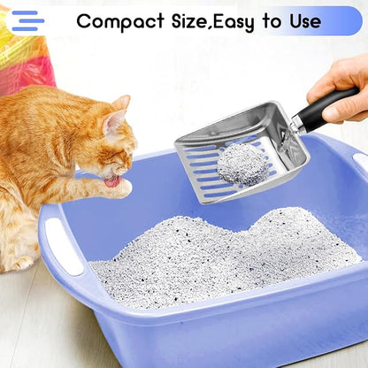 Stainless Steel Cat Litter Scoop, Metal Cat Litter Scoop, Kitty Metal Scooper - Image 6