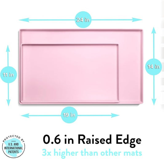 CatGuru Cat Food Mat, Small & Large Pet Feedingd Mat, 100% Waterproof Cat Mats - Image 2