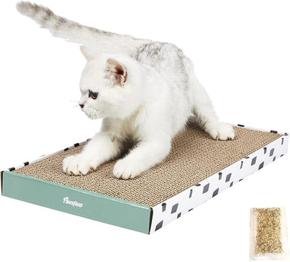 PAWSFANS Cat Scratcher Cardboard Scratch Pad by Pawsfans