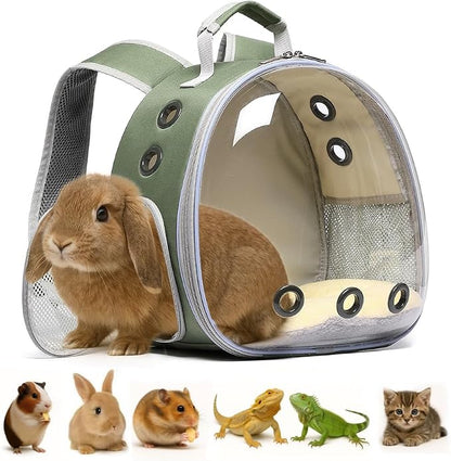 Bunny Carrier, Guinea Pig Carrier, Small Animal Carrier Backpack by Hcupet