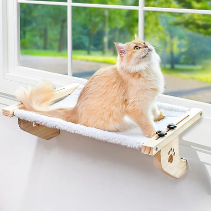 AMOSIJOY Cat Sill Window Perch Sturdy Cat Hammock Window Seat by AMOSIJOY