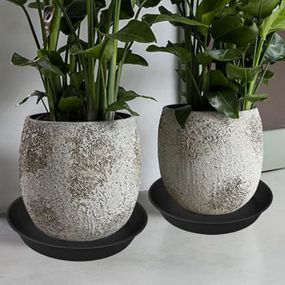 3 Pack of 25 26 inch Plant Saucer, 4.2" Depth, Large Deep Heavy Duty Plastic - Image 5