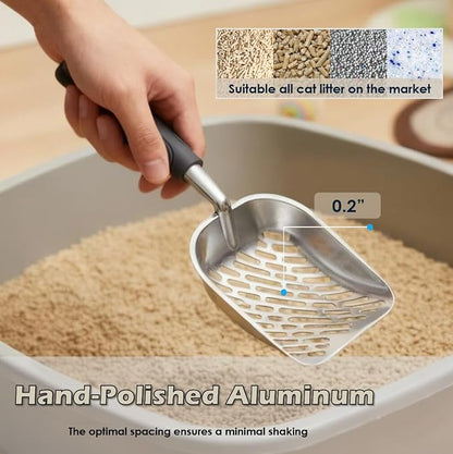 Heavy-Duty Metal Cat Litter Scoop - Image 3