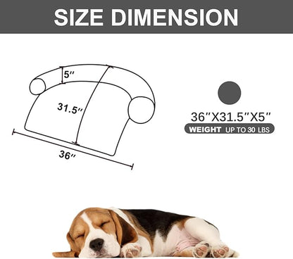 Calming Dogs/Cats Bed Mats, Dog Pad Washable Removable Couch Cover, Plush Long - Image 2