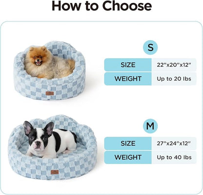 Joydeco Cloud Dog Bed for Small Dogs & Cats, Washable Pet Bed - Image 7