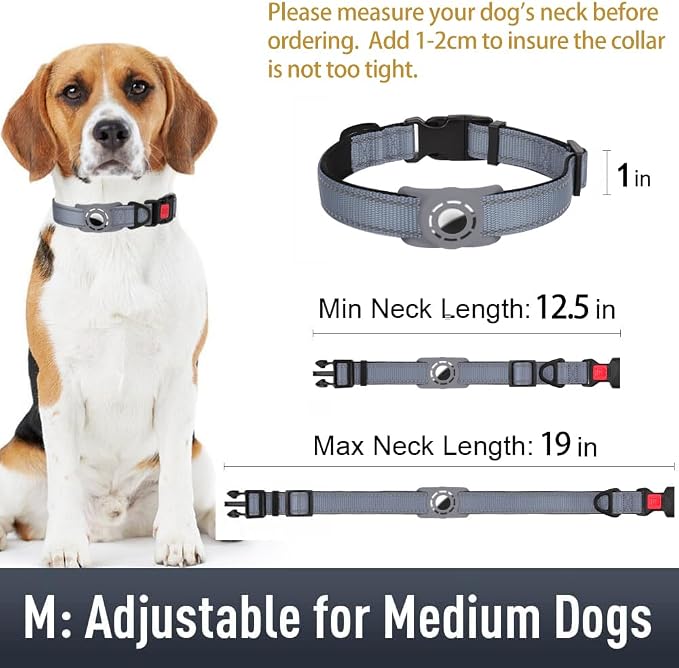 Airtag Dog Collar with AirTag Holder - Image 6