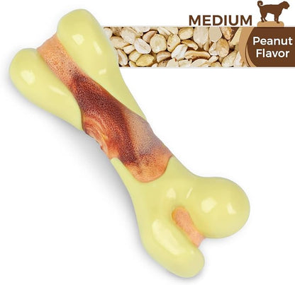 Tikaton Dog Chew Toys for Aggressive Chewers, Peanut Butter Flavor Durable Dog - Image 4