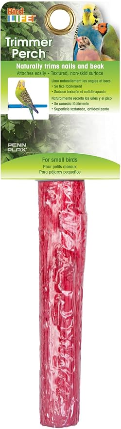 Penn-Plax Bird-Life Calcium Trimmer-Perch, Naturally Trims Nails & Beak - Image 2