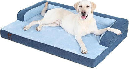 KSIIA Washable Dog Bed XXXL Senior Dog, Orthopedic Warm Soft Pet Sofa by KSIIAPetProducts