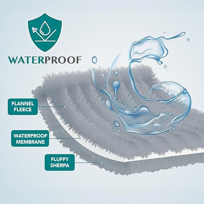 PetAmi Waterproof Dog Blanket for Medium Large Dog Puppy Cat Throw for Couch - Image 6