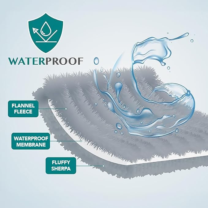 PetAmi Waterproof Dog Blanket for Medium Large XL Dog Puppy Cat Throw for Couch - Image 6