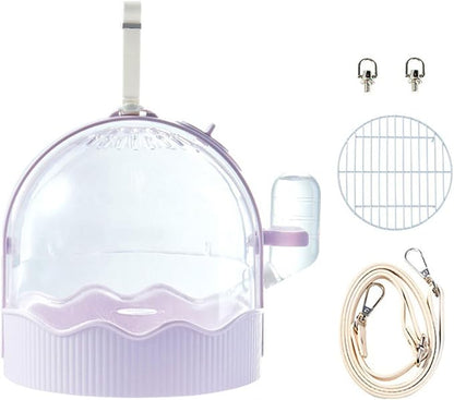 Clear Pet Carrier Travel Cage by Unknown
