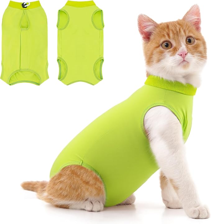 Coppthinktu Cat Recovery Suit for Abdominal Wounds or Skin Diseases, Cat Onesie by Coppthinktu