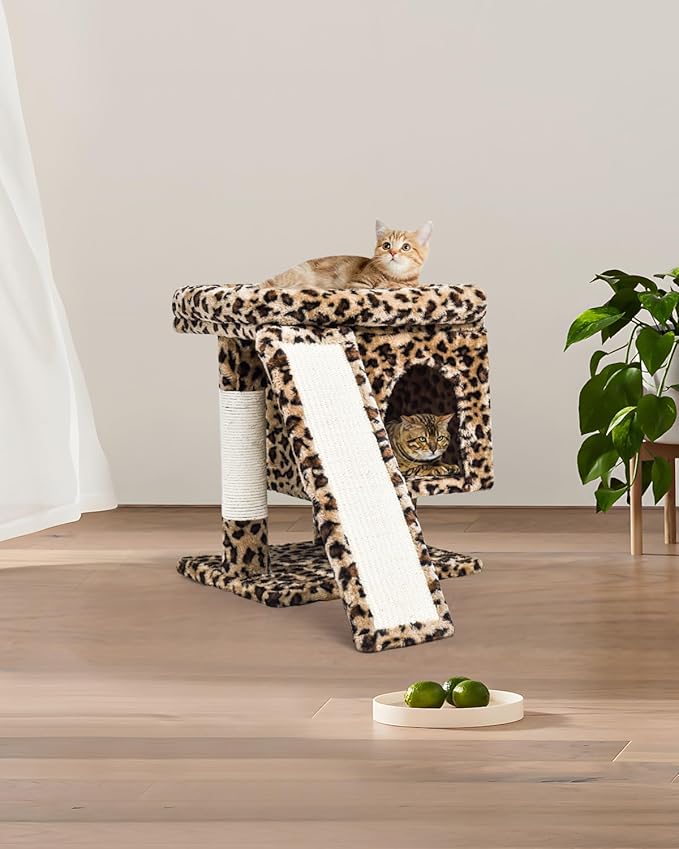 SYANDLVY Small Leopard Print Cat Tree - Image 7