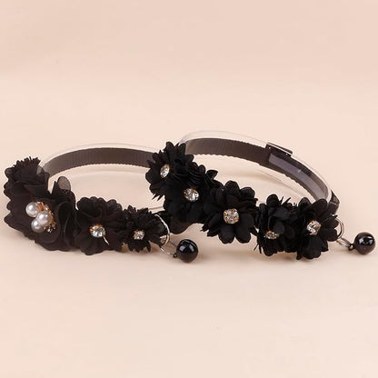 2 Pack Cat Collar Pink Floral - Image 3