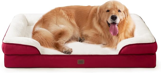 EHEYCIGA Orthopedic Dog Beds for Large Dogs, Waterproof Memory Foam Large Dog by EHEYCIGA