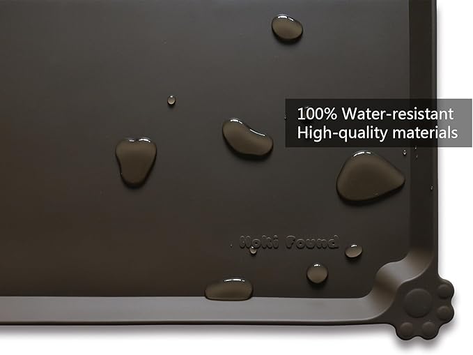 Hoki Found Large Silicone Pet Food Mats Tray - Image 3