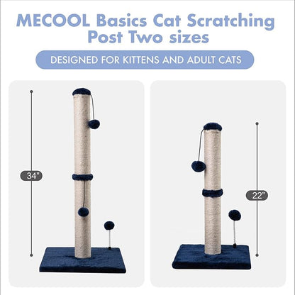 MECOOL Cat Scratching Post Premium Basics Kitten Scratcher Sisal Scratch Posts - Image 6