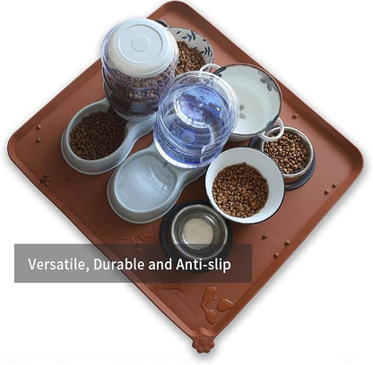 Hoki Found XX-Large Silicone Pet Food Mats Tray - Image 4