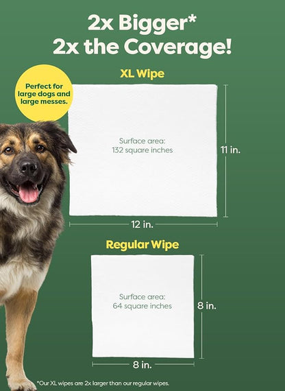Earth Rated XL Pet Wipes for Dogs & Cats, Unscented Hypoallergenic, 60 Ct - Image 3