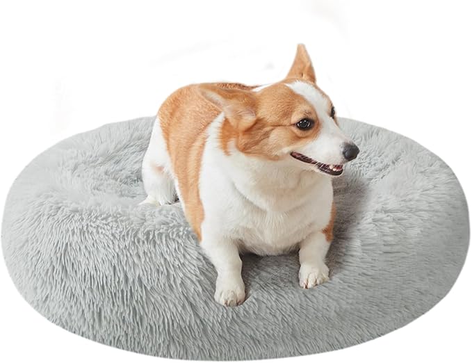 Nisrada Dog Bed for Small Medium Large Dogs, 27 inch Calming Dogs Bed, by Nisrada