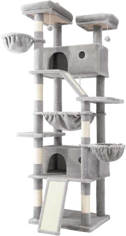 SHA CERLIN 81in Multi-Level Tall Cat Tree Tower - Image 9