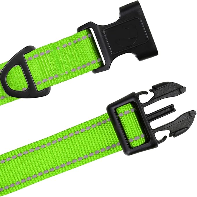 TagME Small Dog Collars, Adjustable Reflective Nylon Pet Collar - Image 4