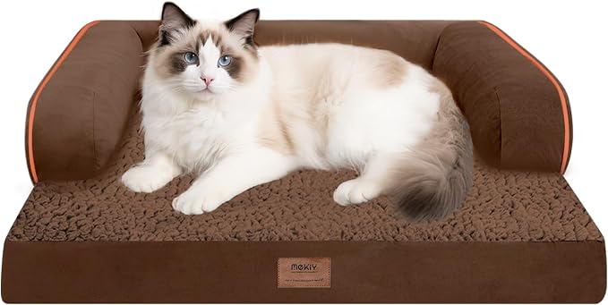 Small Dog Bed and Cat Sofa Waterproof Orthopedic Dog Beds by Mekiy