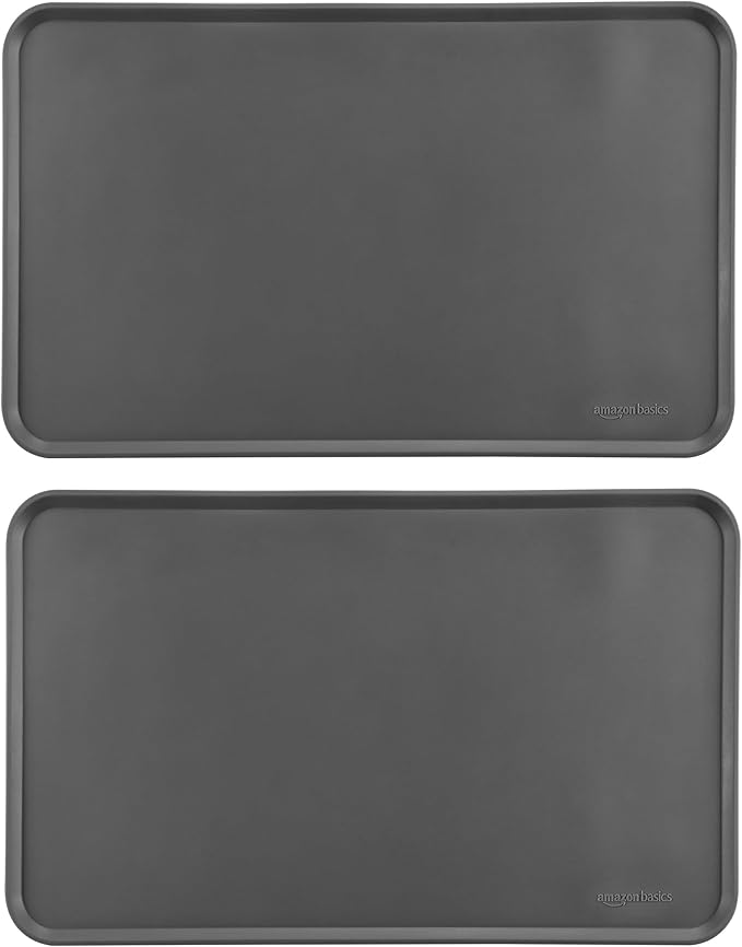 Amazon Basics Waterproof Non-Slip Silicone Pet Feeding Mat by AmazonBasics