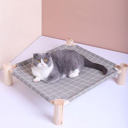 Pozico Elevated Cat Bed for Small Dogs & Cats – Raised Pet Hammock Bed - Image 4