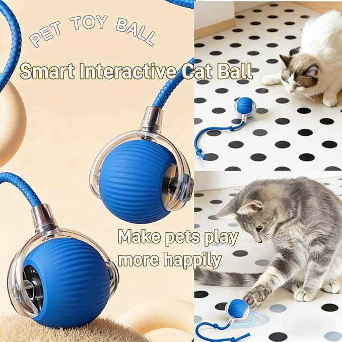 Interactive Cat Toys for Indoor Cats, Agility Move Cat Balls, Motion Activated - Image 2