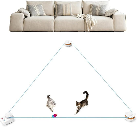 Interactive Cat Toy for Indoor Cats – Automatic Moving & Enrichment Toy for by Unknown