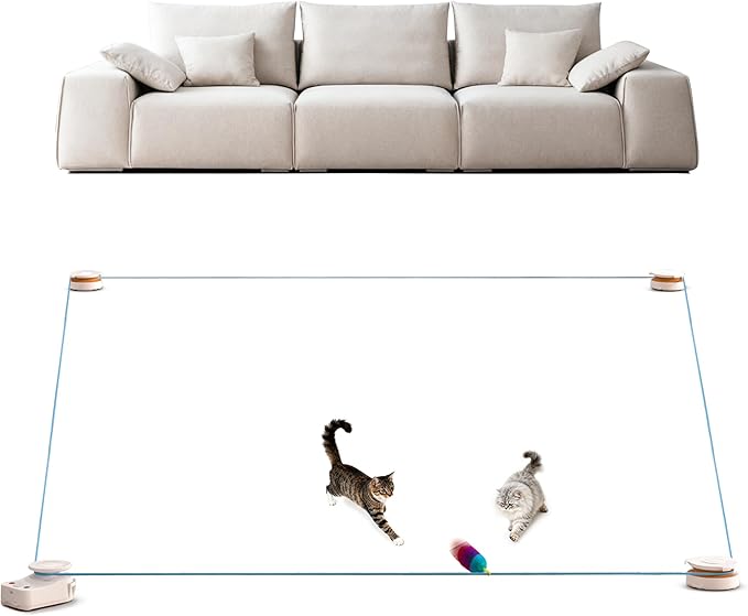 Interactive Cat Toy for Indoor Cats – Automatic Moving & Enrichment Toy for by Unknown