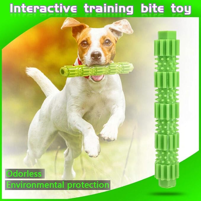 oAtm0eBcl Pet Dog Chew Toy, TPR Rubber Stick Puppy Chewy Toy - Image 8