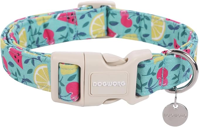 DOGWONG Cotton Dog Collar by DOGWONG