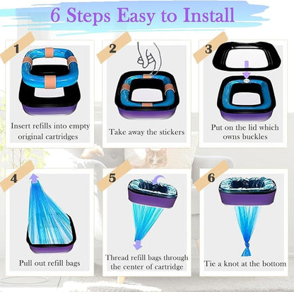 Cat Litter Refill Bags Litter Refills Generic Compatible - Image 6