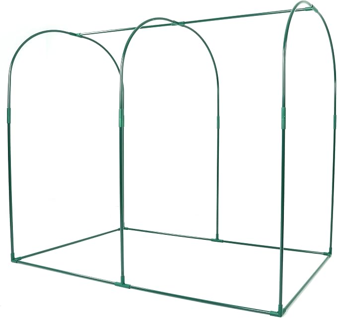 Poray Large Tunnel 73''x37''x61''Plant Netting Cover, 5FT Tall Crop Cage Tomato - Image 9