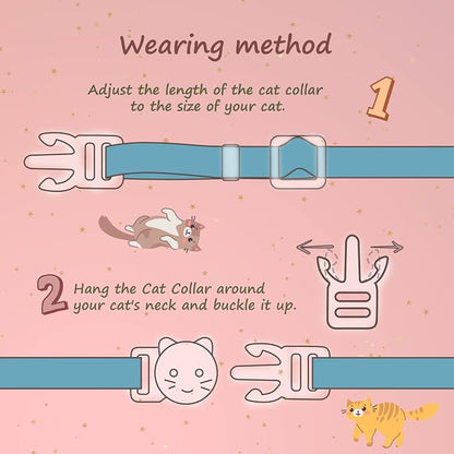 2 Pack Cotton Breakaway Cat Collar - Image 5