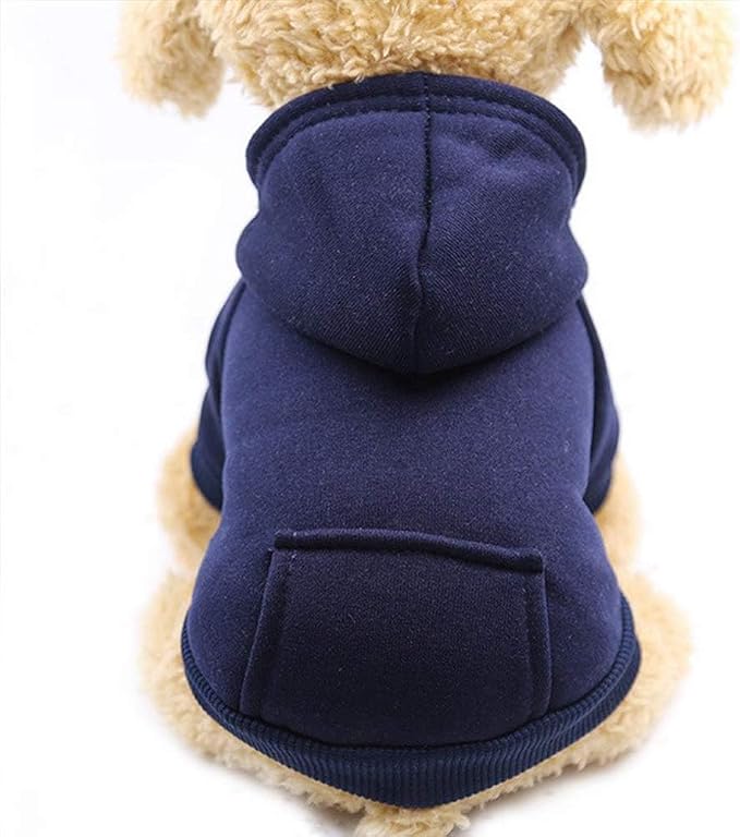 Jecikelon Winter Dog Hoodie Sweatshirts by Jecikelon