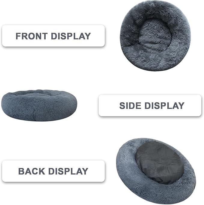 Nisrada Cat Beds for Indoor Cats, 15.7 Inch Dog Bed for Small Melium Large Dogs - Image 4