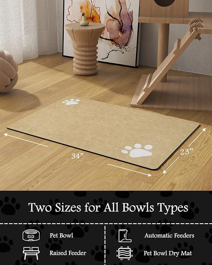 Pet Feeding Mat-Absorbent Dog Mat - Image 7